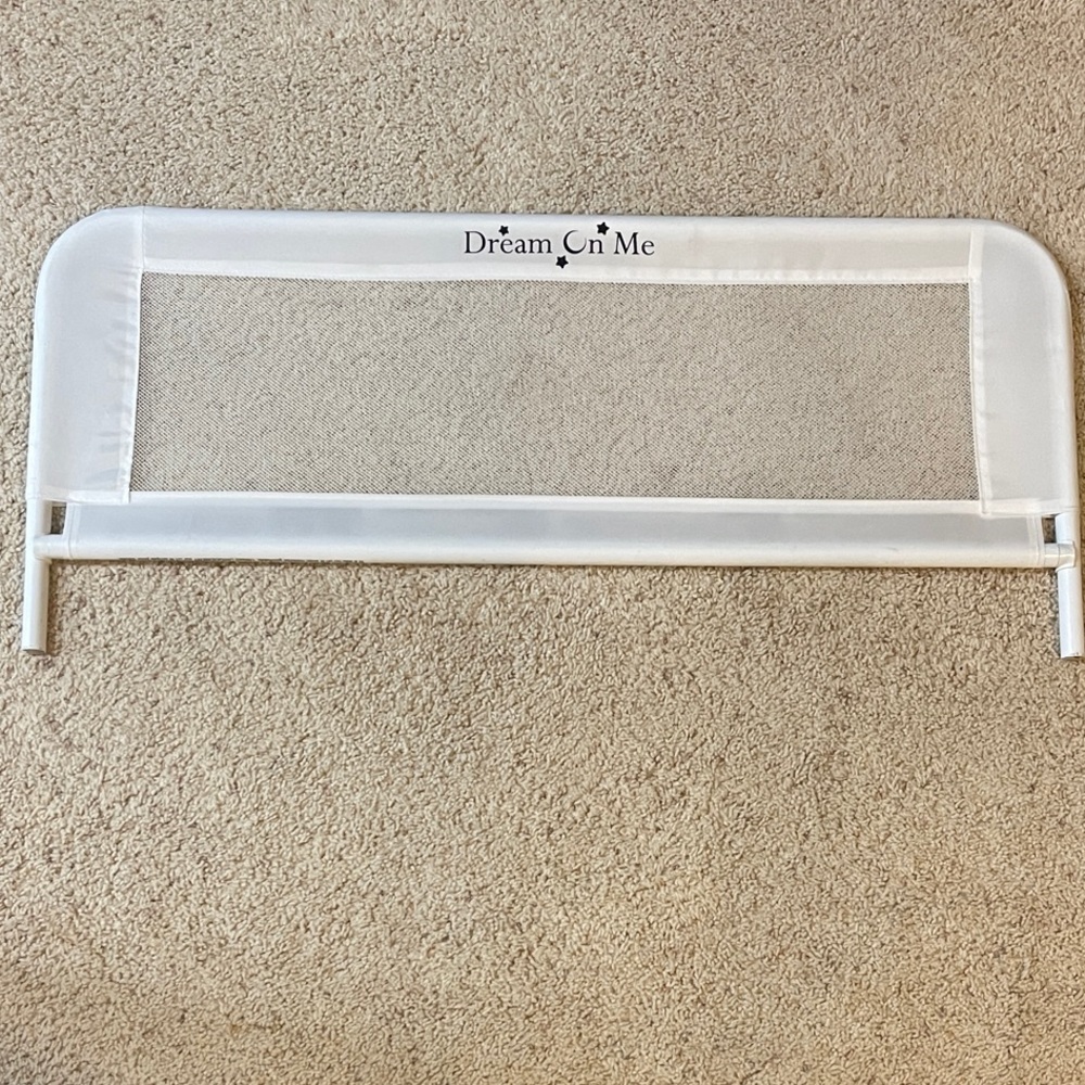 Dream On Me White Bed Rail